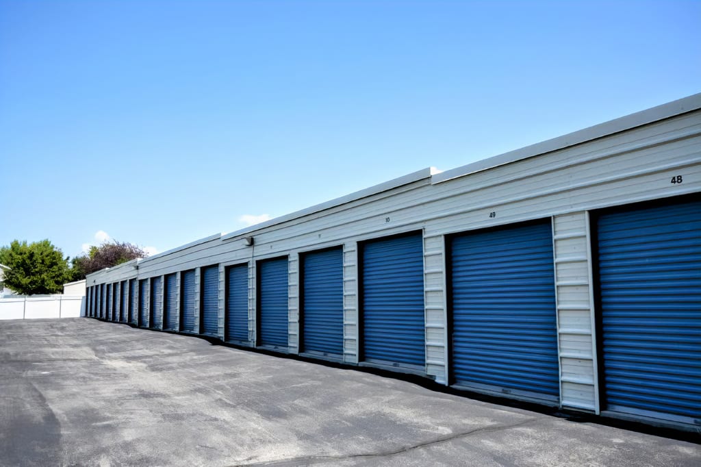 Storage units at Keypers Storage in Chicago, showcasing various sizes and accessibility options for renters.